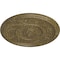 Ekena Millwork Tyrone Ceiling Medallion (Fits Canopies up to 6 3/4"), 16 1/8"OD x 3/4"P, Mississippi Mud Crackle CM16TYMMC - alternate 2